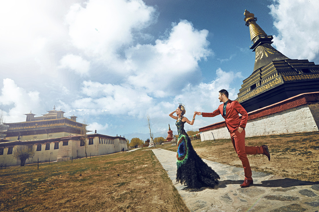 西藏婚纱照，山南