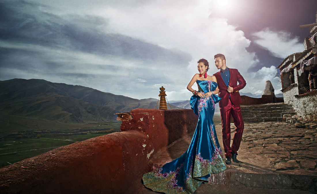 西藏婚纱照，山南