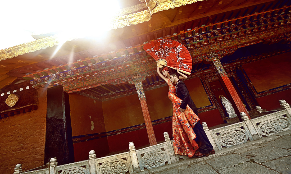 西藏婚纱照，山南