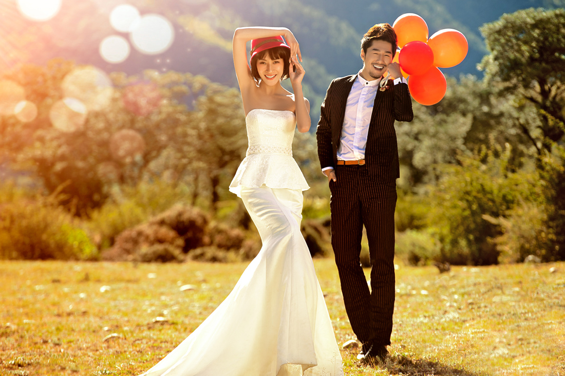 西藏婚纱照，林芝