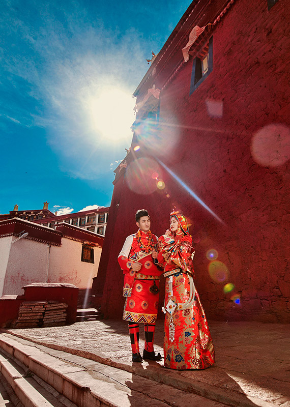 西藏客照精选—民族风婚纱照